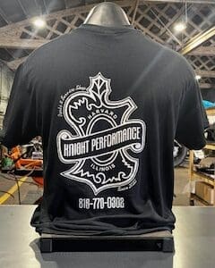 Knight Performance T-Shirt White Screen Print